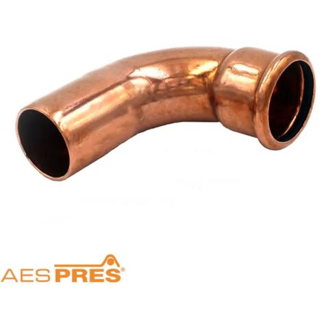 Curva 90° MF ø35 AESPRES in rame a pressare 681035901