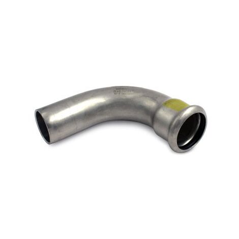 Curva 90° MF raggio stretto ø28 inox 316L a pressare GAS 181028901CG