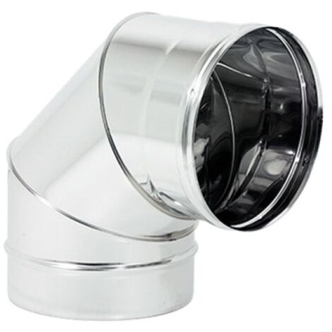 Curva 90° monoparete acciaio inox aisi 304 ø250 sp 0,5 mm EUROPROFIL