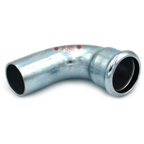 CURVA 90° MF A PRESSARE IN ACCIAIO CARBONIO STEEL PRES- Diam. 28- R.M.- pezzi 1