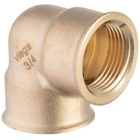 Curva a 90° 3/4"-1/2" bronzo, filettatura Rp 320669