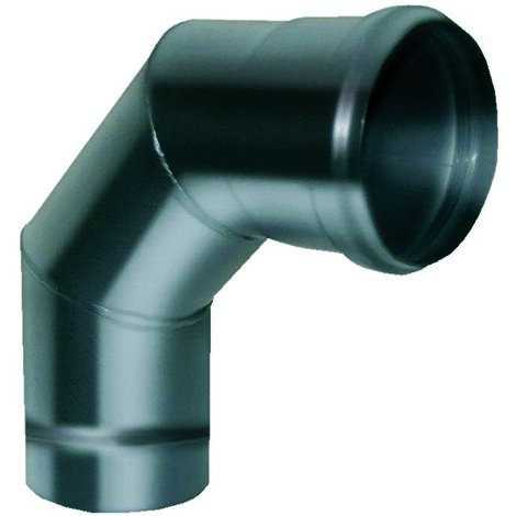 Curva 90° Acciaio Inox AISI 304 Per Canna Fumaria - Ø250mm, Spessore 0.5mm - Foto 2