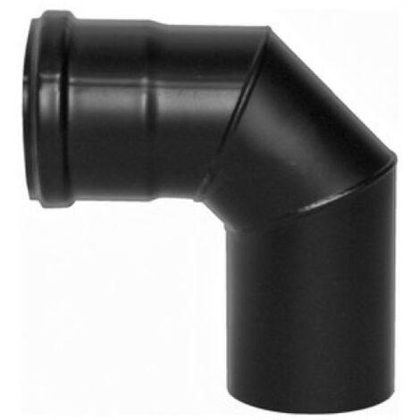 CURVA A 90° SMALTATO PELLET Diam. 80