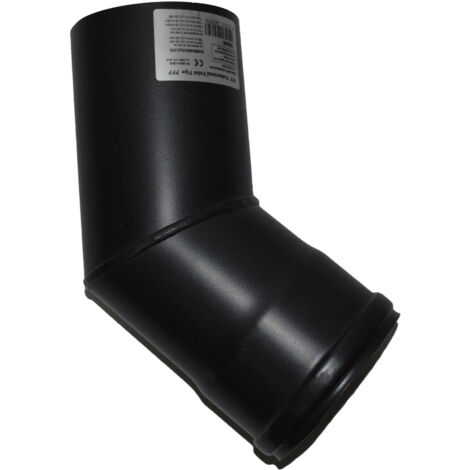 Curva acciaio nero 45 diametro 80 - europrofil