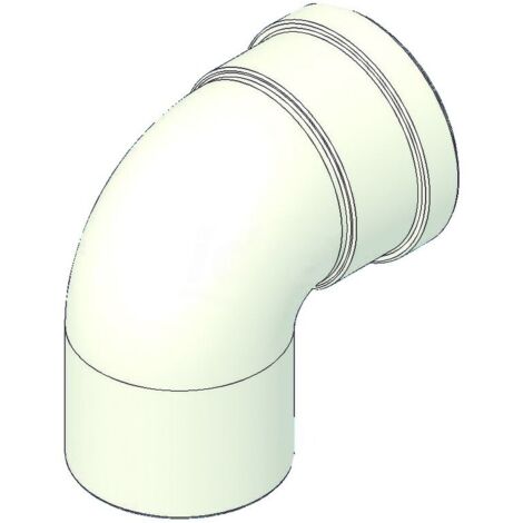 Curva alluminio 90° mf d=80 con guarnizione a norma CE 00000051003