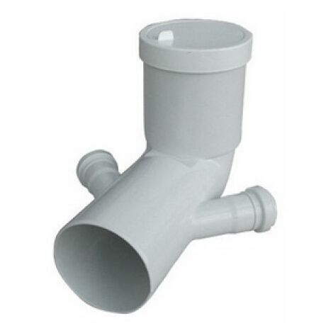 CURVA BIANCA WC PROLUNGATA ATTACCO BICCHIERE DOPPIO  VALSIR Diam. 110 / 50