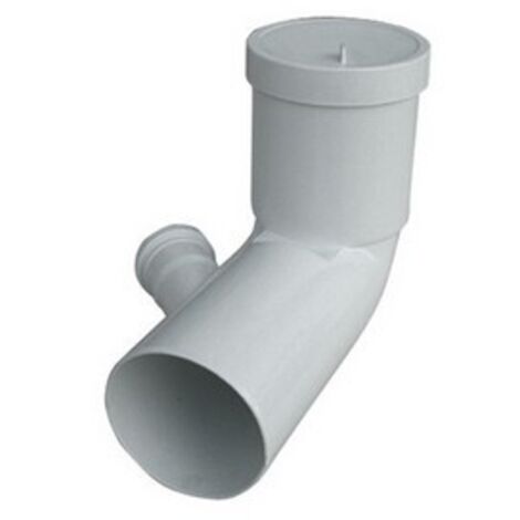 CURVA BIANCA WC PROLUNGATA ATTACCO BICCHIERE DX  VALSIR Diam. 110 / 50 VALSI