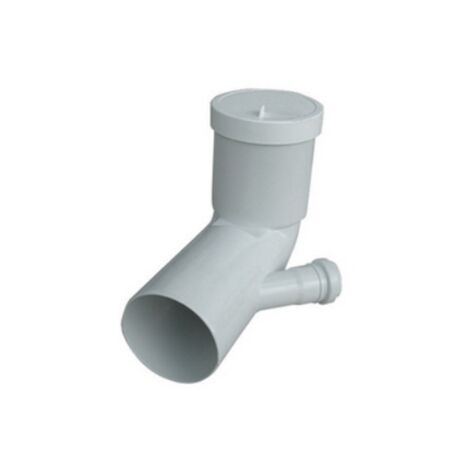 CURVA BIANCA WC PROLUNGATA ATTACCO BICCHIERE SX  VALSIR Diam. 110 / 40 VALSIR