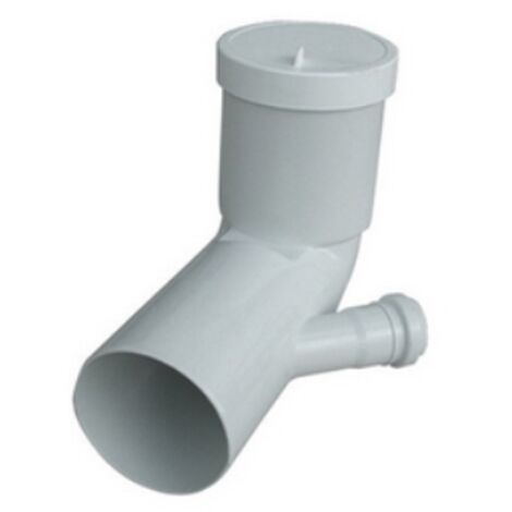 CURVA BIANCA WC PROLUNGATA ATTACCO BICCHIERE SX  VALSIR Diam. 110 / 40 VALSIR