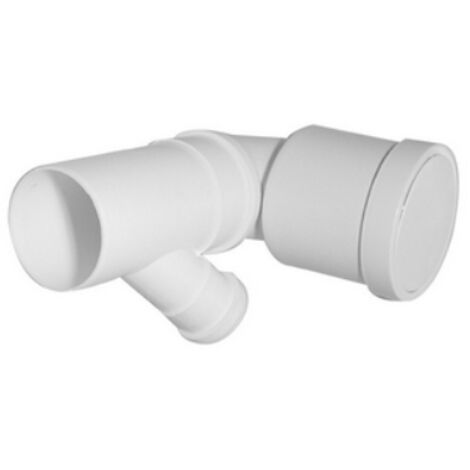 CURVA BIANCA WC PROLUNGATA ATTACCO ORIENTABILE DX-SX VALSIR Diam. 90/40 VALSIR