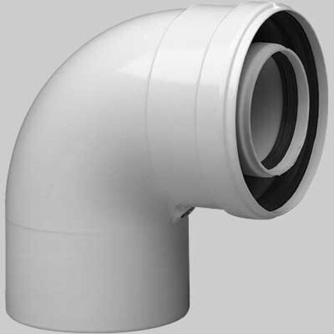 CURVA COASSIALE BAXI 90° - Dm. 60-100
