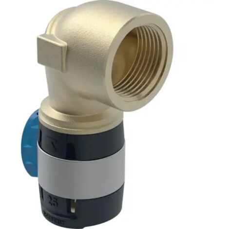Curva di passaggio 90° flowfit con filetto femmina per multistrato a pressare 3/4" ø20mm GEBERIT