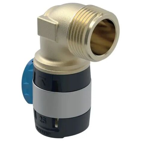 Curva di passaggio 90° flowfit con filetto maschio per multistrato a pressare 3/4" ø25mm GEBERIT
