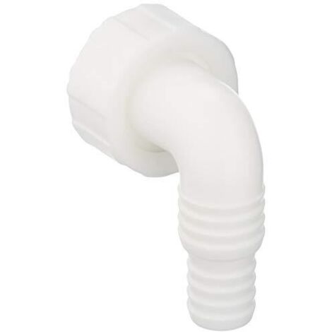 Curva doppio diametro per scarico lavatrice con dado 1" 783000AC1