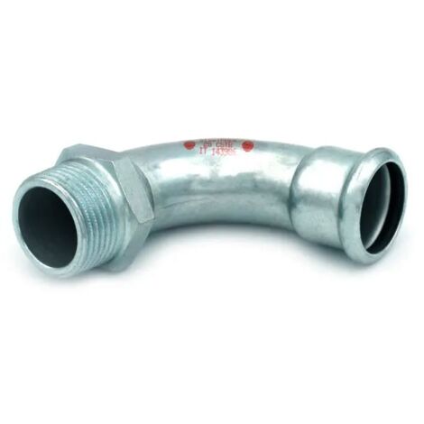 Curva filettata 90° MF ø22 x 3/4"M a pressare 397304022