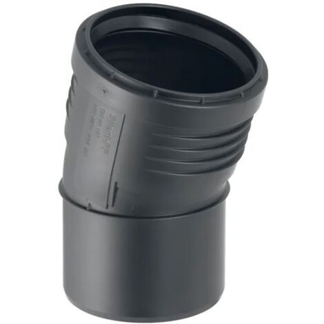 Curva Geberit Silent-PP 15° ø125mm con guarnizione 390.620.14.1