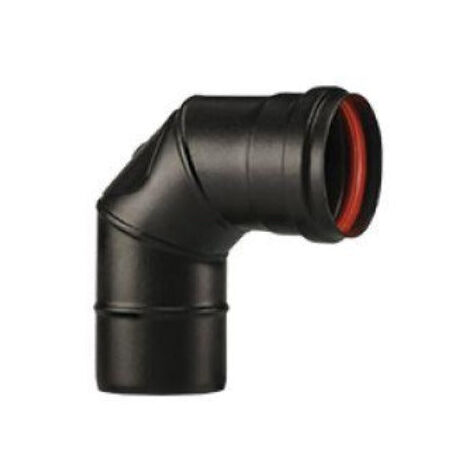 Curva Gomito 90° per canna fumaria stufa a pellet - 8cm