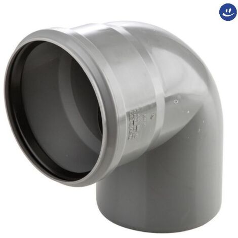 Curva gomito da 50mm - 2pz raccordo con guarnizione, scegli se  87 gradi