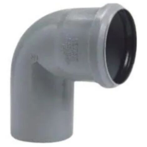 CURVA HTB Ø50/87,3° - IN POLIPROPILENE COLORE GRIGIO