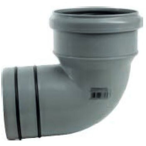 Curva in pp riduzione al  pvc diam. 110 / 100  valsir 45°  con oring