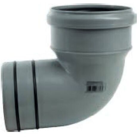 Curva in pp riduzione al pvc diam. 110 / 100 valsir 87° 30 con oring