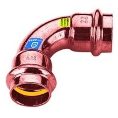 CURVA IN RAME A PRESSARE 90° FF ACQUA/GAS Diam. 42