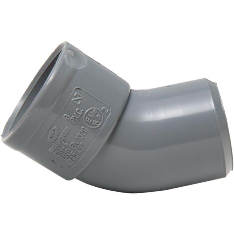 Curva maschio-femmina 45° Ø40 sfc