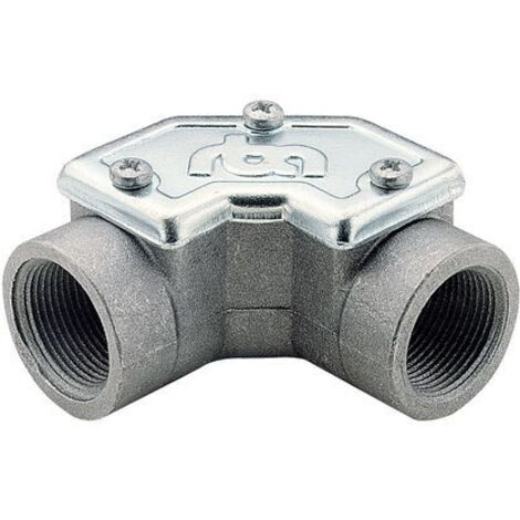 Curva Metallica 90 Ff Alluminio M25 Acc. Taz/Taix ( LEGRAND cod. 86328 )