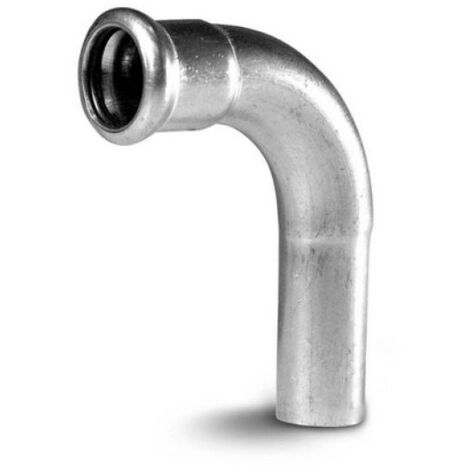 CURVA MF 90° A PRESSARE IN ACCIAIO CARBONIO Diam. 22