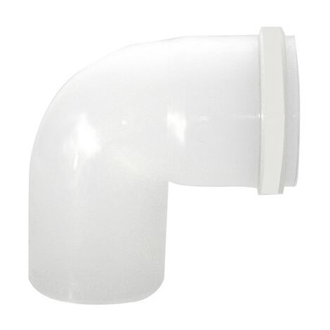 CURVA MONO-PARETE IN PPs  90° - LINEA CONDENSAZIONE Diam. 80 STABI