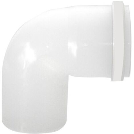 CURVA MONO-PARETE IN PPs  90° - LINEA CONDENSAZIONE Diam. 80 STABI
