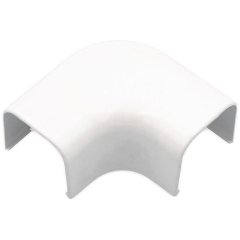 Curva piana 90x65 mm compatibile con canaline EVA e SONIA 00000012797