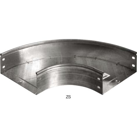 Curva Piana A 90 Gradi 300X80 Zincata