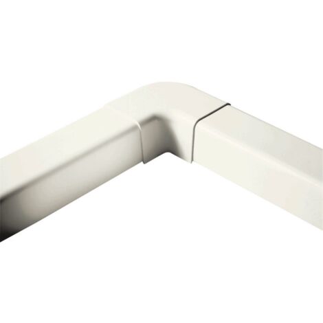 CURVA PIANA PER CANALINA 80 x 60 mm