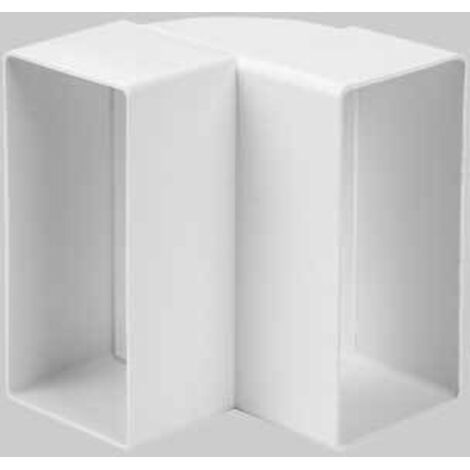 Curva piatta verticale per tubo rettangolare mm 110x55