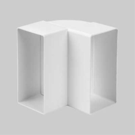 Curva piatta verticale per tubo rettangolare mm 110x55 PES