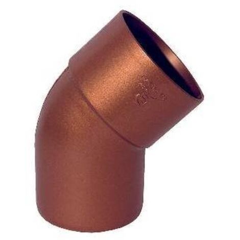 CURVA PLUVIALE 45° Diam. 80 -  Rame antico DH