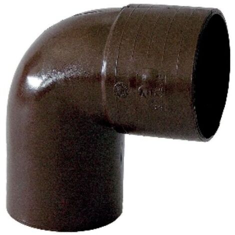 CURVA PLUVIALE 87.30° Diam. 80 - Marrone