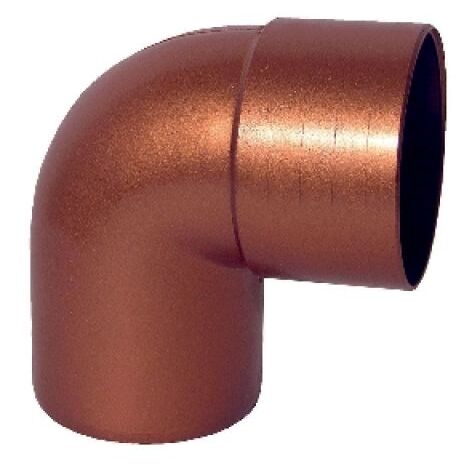 CURVA PLUVIALE     90° Diam.100 - Rame rosso