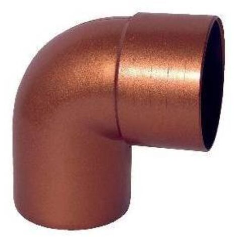 CURVA PLUVIALE 90° Diam.80 - Rame rosso