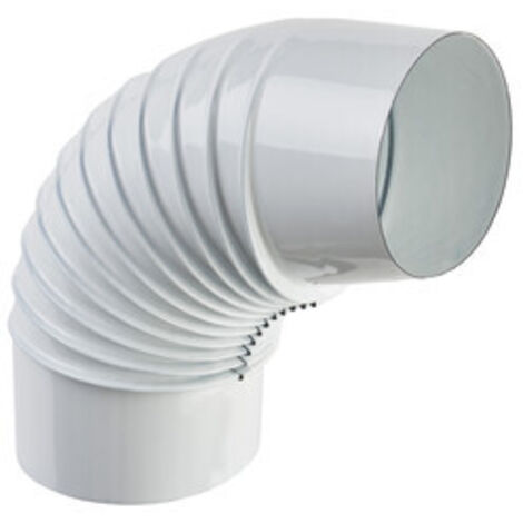 CURVA PORCELLANATA PIEGHETTATA 90 D 15CM BIANCO CLASSIC