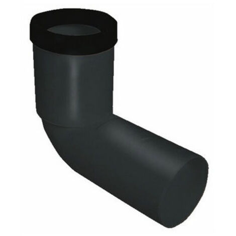 CURVA PROLUNGATO WC PPR BLACK SILENT- DN 90- BAMPI- pezzi 1