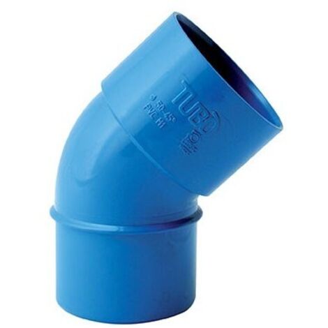 Curva PVC ø 63 a 45° MF TR061 - - AERTECNICA - -
