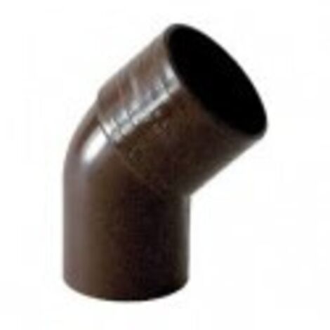 CURVA PVC MARRONE D80 45GRADI