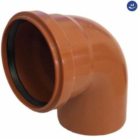 Curva ridotta 87° ad innesto in pvc con guarnizione serie sitech+ ø100/110 WAVIN