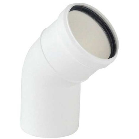 Curva  scarico fumi PPS Ø80 : Gradi - 45°