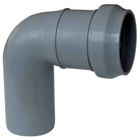 CURVA SCARICO IDRICO AD INNESTO - PP GRIGIO MM 40 15° - 20 pezzi