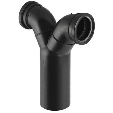 Curva tecnica doppia 90° Geberit PE per vaso sospeso ø110x90 mm 367.923.16.1