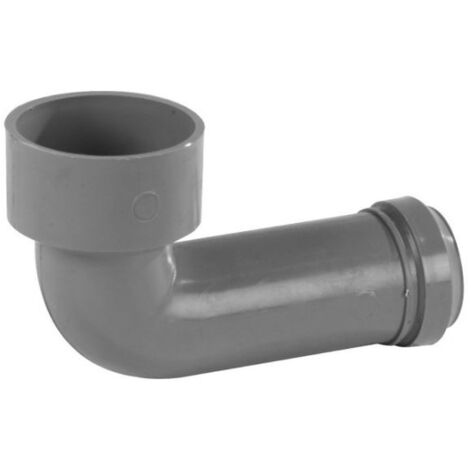 Curva Tecnica Doppio Bicchiere Ad Innesto Wavin ø 50 X 32 Mm Grigia