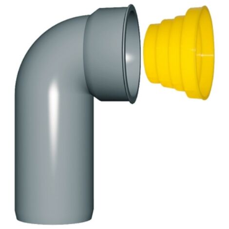 CURVA TECNICA PROLUNGA C/TAPPO PROTEZIONE Diam. 40/46 NICOL